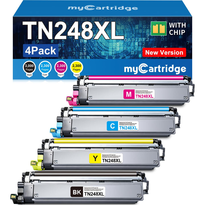 MYCARTRIDGE TN248XL Kompatibel für Brother TN248 TN248XL für Brother MFC-L3760CDW Toner DCP-L3560CDW
