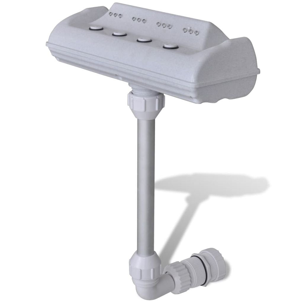 Tidyard LED Pool Springbrunnen Wasserfontäne Fontaine Wasserfall Poollicht 310 x 430 mm,Schwimmbad B