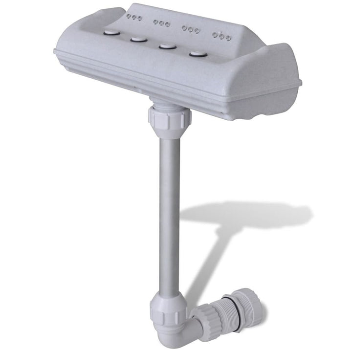 Tidyard LED Pool Springbrunnen Wasserfontäne Fontaine Wasserfall Poollicht 310 x 430 mm,Schwimmbad B