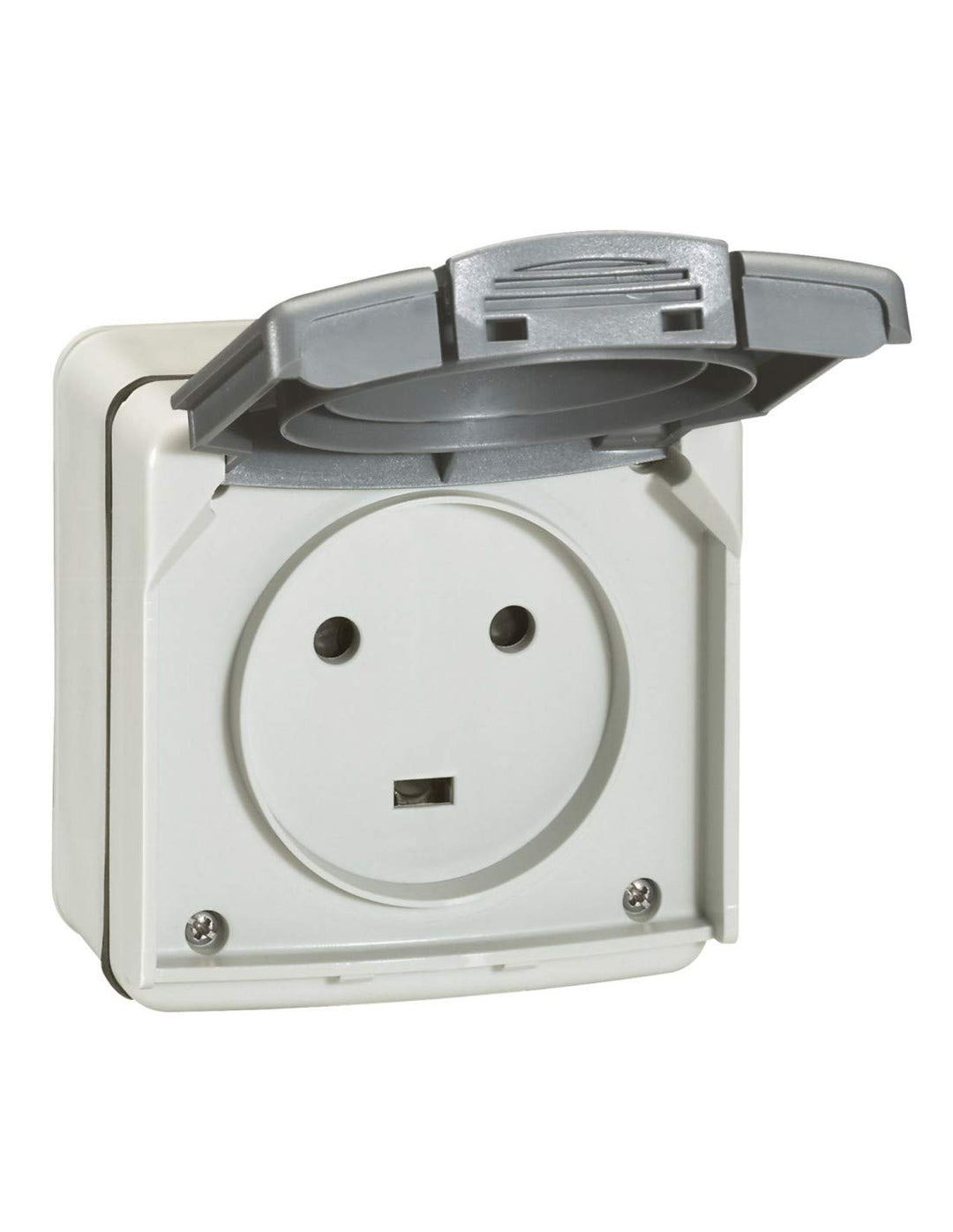 Legrand LEG91657 Wasserdichte Steckdose Aufputz-E-Steckdose, 20 A 3p n IP55 ik08 in Abschnitt t 90 x