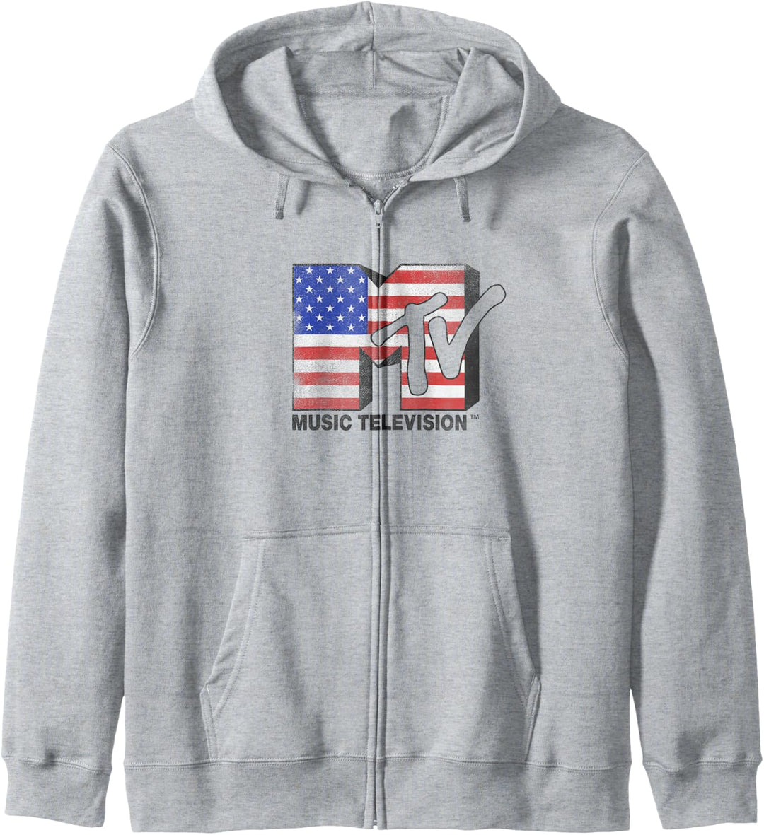 MTV American Flag Bold Logo Kapuzenjacke