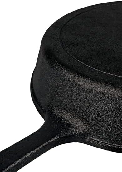 Gusseiserne Pfanne 26 cm | Extrem robust und langlebig | Hohe Hitzebeständigkeit | Energiesparend du