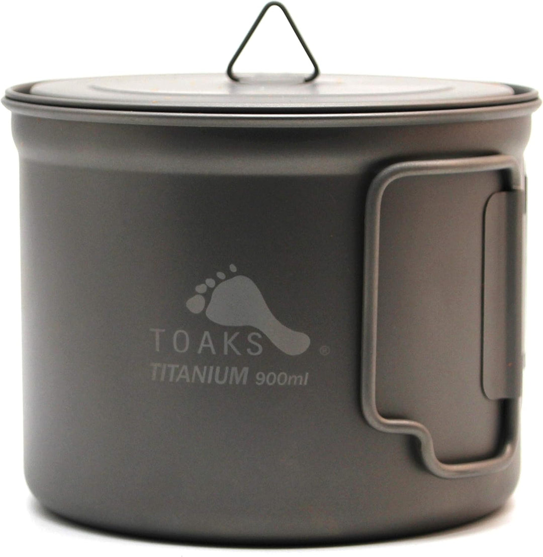 TOAKS Camping Titan Topf Becher Schale (375ml, 450ml, 550ml, 650ml, 700ml, 750ml, 900ml), Outdoor Pi