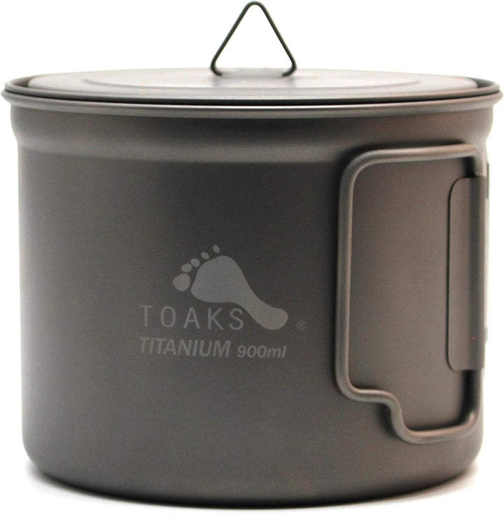 TOAKS Camping Titan Topf Becher Schale (375ml, 450ml, 550ml, 650ml, 700ml, 750ml, 900ml), Outdoor Pi