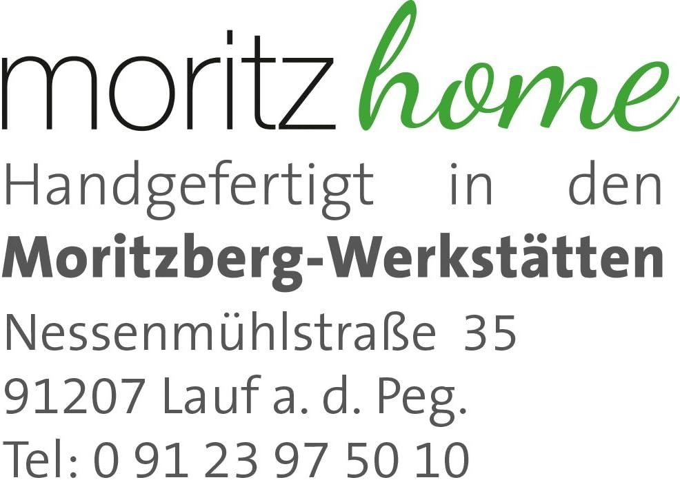 moritzhome Schemel Kernbuche gedämpft, Multifunktionspodest, Massivholzhocker