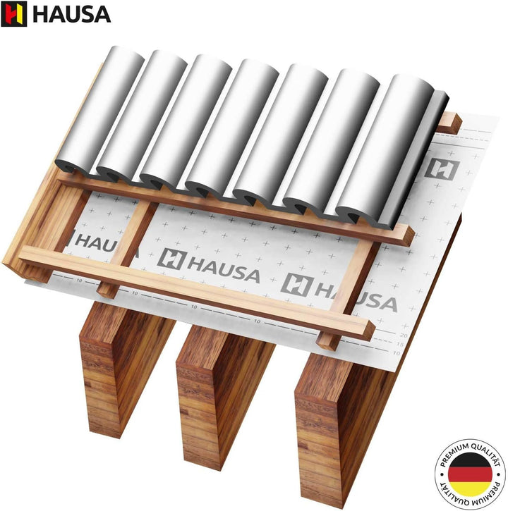 Unterspannbahn 100g/m² flexible dreilagige hochdiffusionsoffene Unterdeckbahn 3x1,5mx50m (225m²) rei