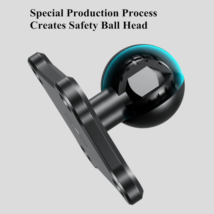 BRCOVAN 2 Stück, 1'' Kugelhalterung mit Aluminiumlegierung 4-Loch-AMPS Quadratische Plattenbasis, Ko