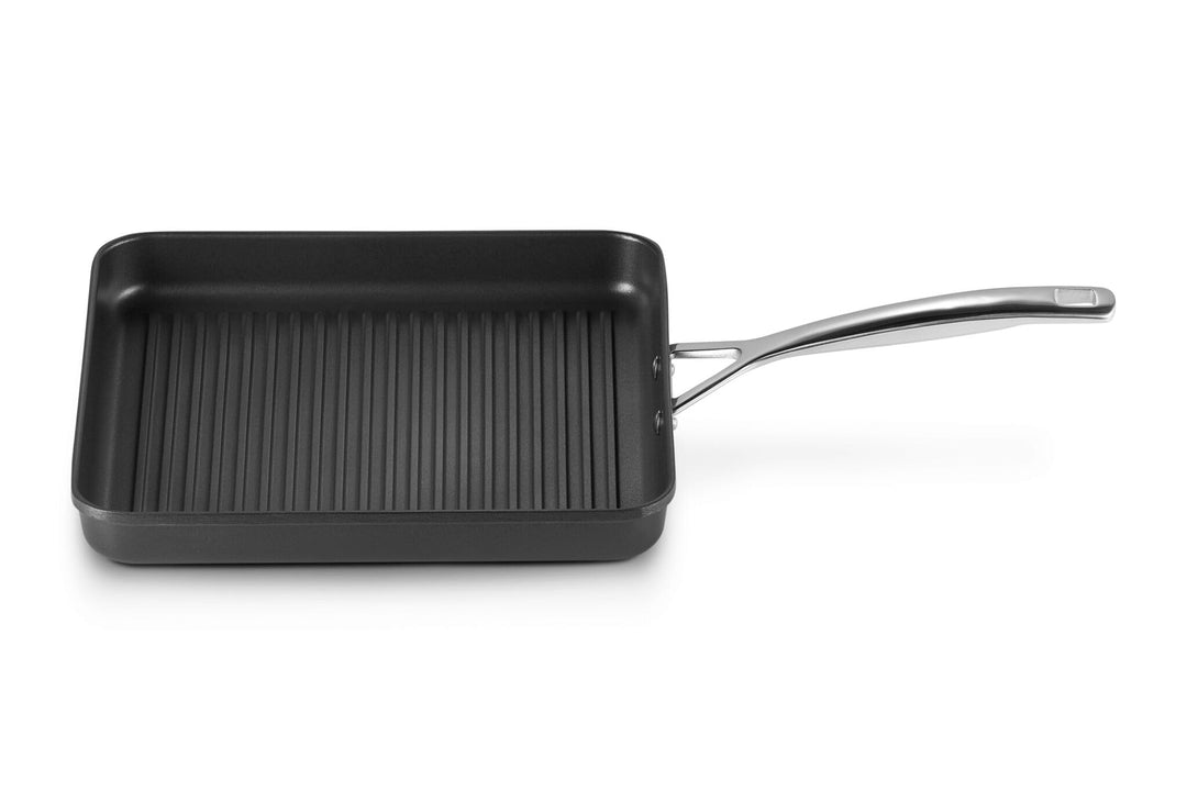Le Creuset Aluminium-Antihaft Grillpfanne, 28 cm, Mit Rillen, Für alle Herdarten inkl. Induktion gee