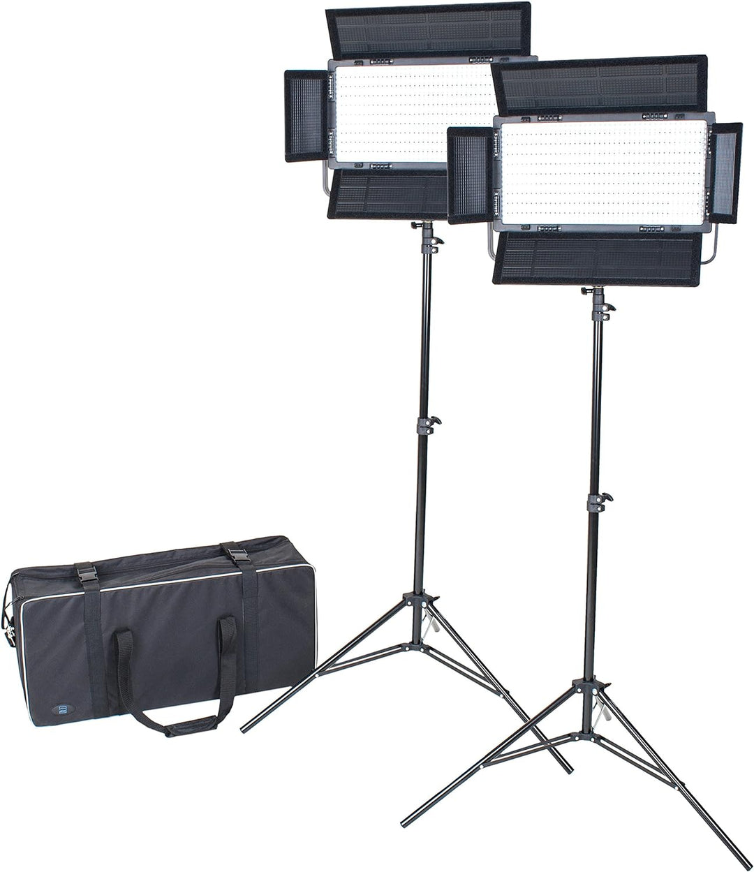 Dörr DLP-820 LED-Dauerlicht mit Stativ/Transporttasche, 2 Stück, 373455