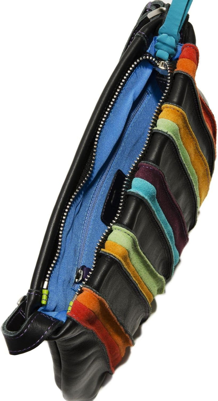 mywalit Unisex Medium Cross Body Bag Stofftasche Schwarz - Schwarz, Schwarz - Schwarz