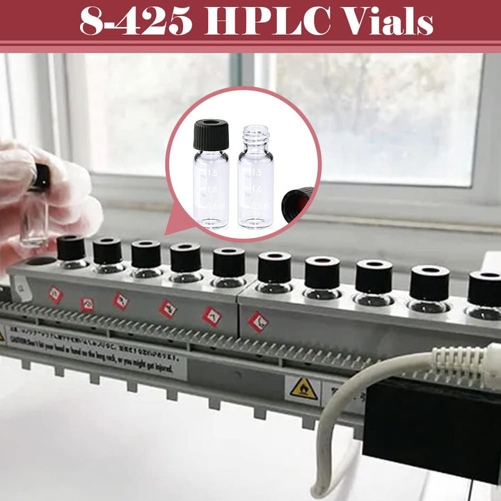 ALWSCI 2ml HPLC-Fläschchen Glasfläschchen, Labor-Klarsicht-Autosampler Vials, 8-425 Klarsicht-Fläsch