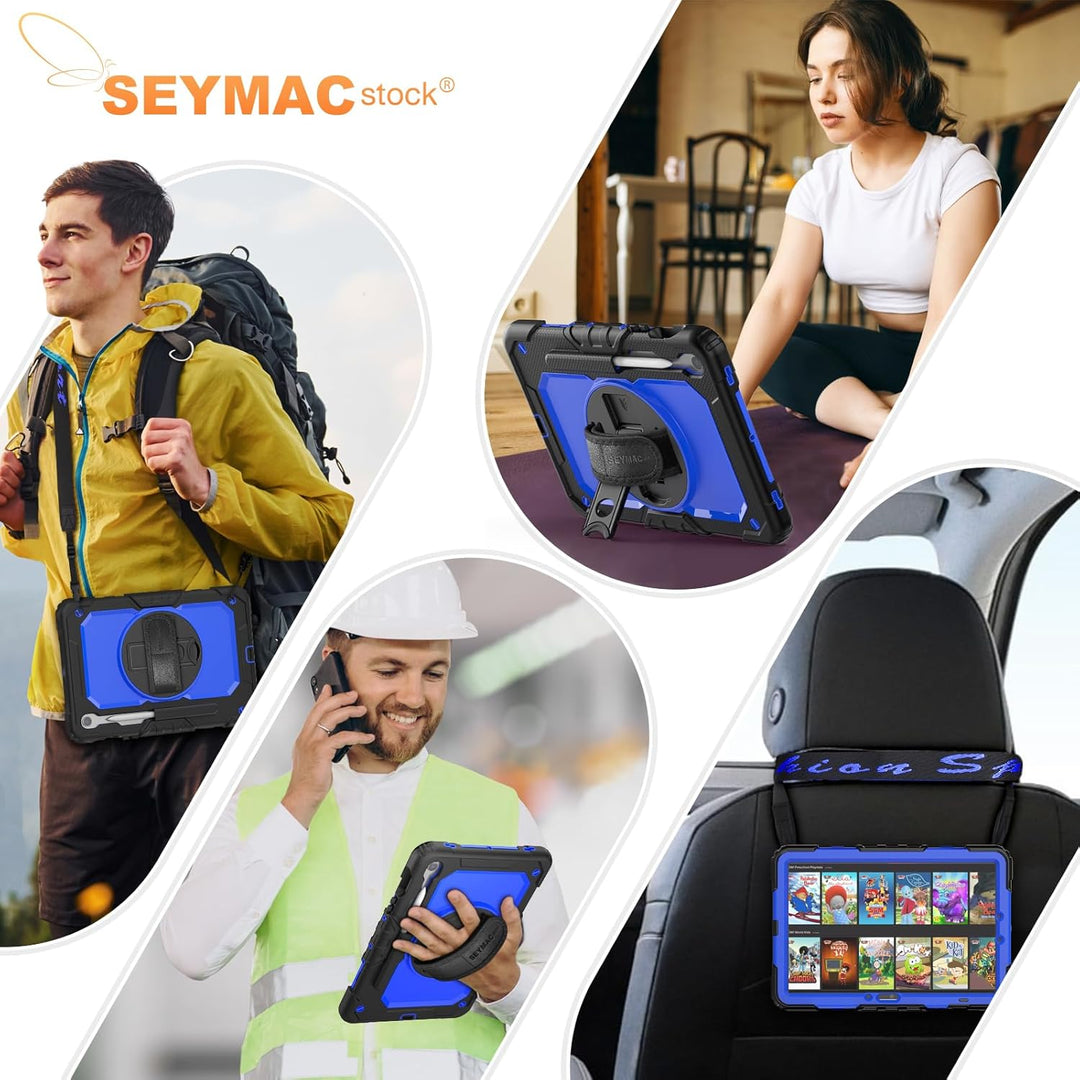 SEYMAC stock Hülle für Samsung Galaxy Tab S10 Lite/S10 FE/S9 FE 10,9 Zoll /S9 11 Zoll, Stossfeste Hü