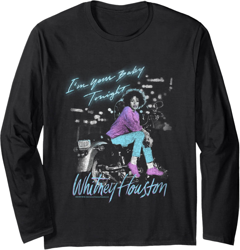 Whitney Houston Baby Tonight Langarmshirt