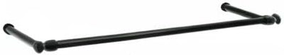 Spares2go 'Cut to size' Steel Towel Rail / Door Handle For New World Oven Cookers (Black) by Spares2