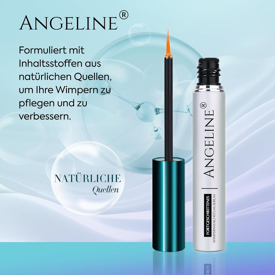 Wimpernserum ohne Hormone Lash Serum: Längere und Vollere Wimpern, Schnelleres Wimpernwachstum 4ML 4