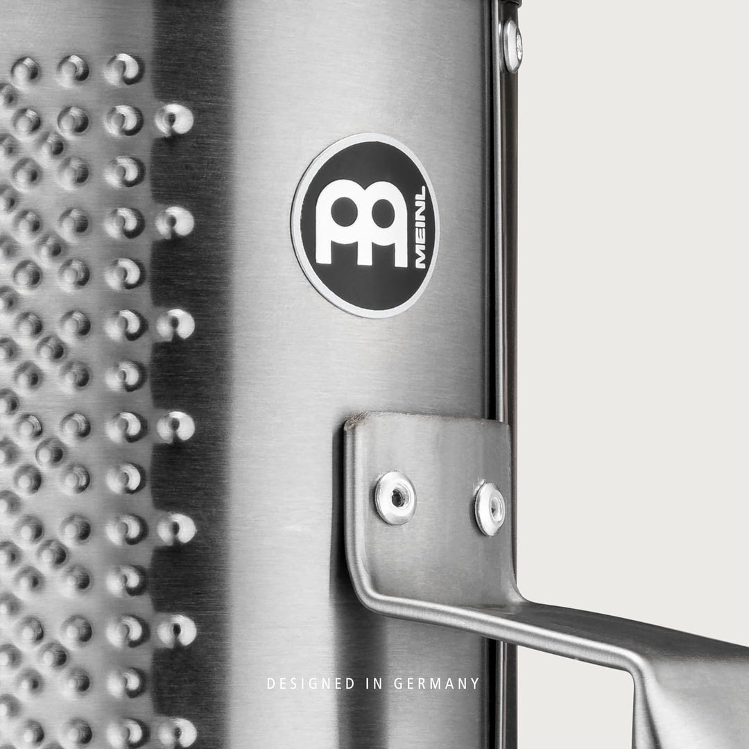 MEINL Percussion Merenge Güira Shaker medium - brushed steel + ABS Kratzer