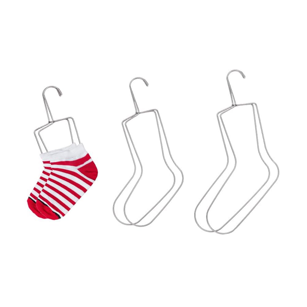 UNICRAFTALE 6 Stück 3 Grössen Sockenblocker Edelstahl Socken Trockenbügel Strick Sockenformer Metall