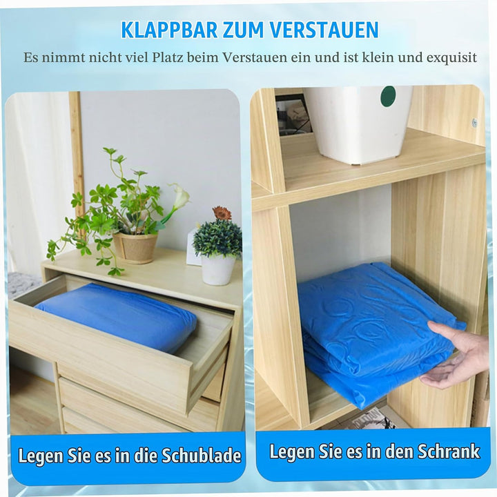 Verdickte aufblasbare PVC-Badewanne mit Wasserbechermund, bequeme faltbare aufblasbare Badewanne mit
