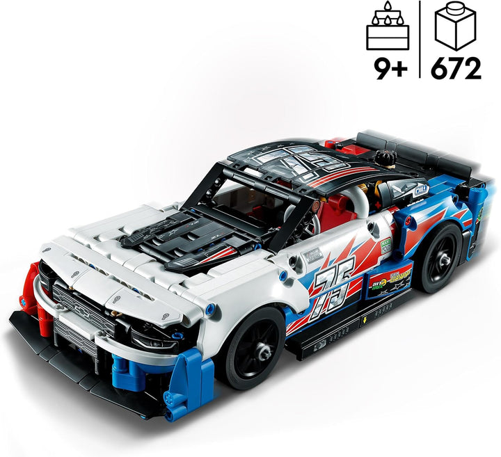 LEGO Technic NASCAR Next Gen Chevrolet Camaro ZL1 Modell-Auto-Bausatz, Rennfahrzeug-Spielzeug, Samml