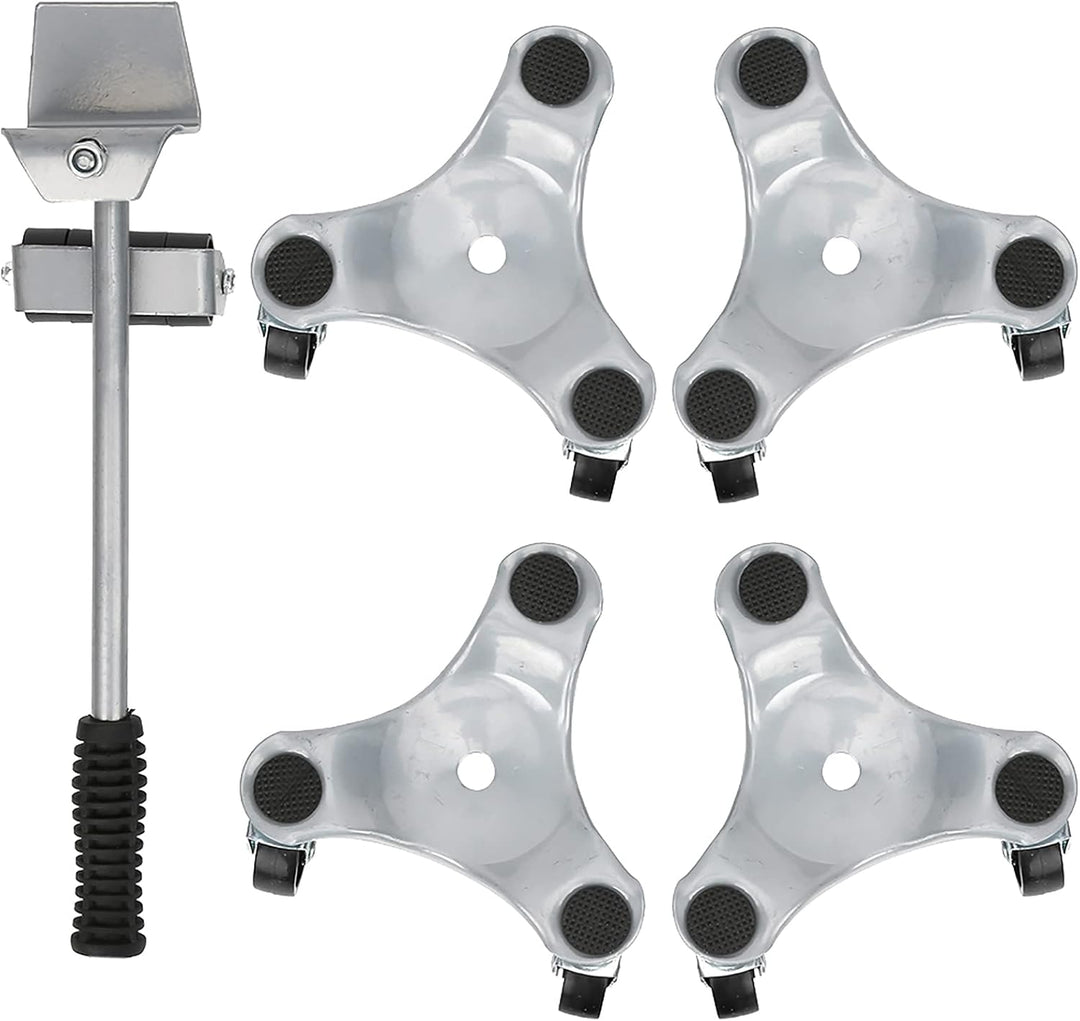 Möbel Transportroller Set, Möbelwagen für Schwere Möbel Möbelheber Rollwagen kit mit 4 Möbelroller 1