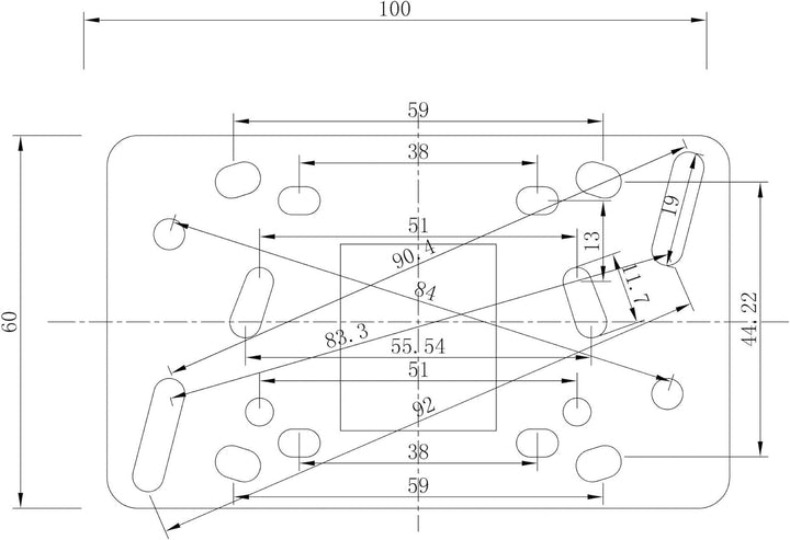 Novatool 2 x Erdspiess 10 x 6 x 18 cm Edelstahl Profi Gartenspiesse Erdspiess für Lampen Gartenzubeh