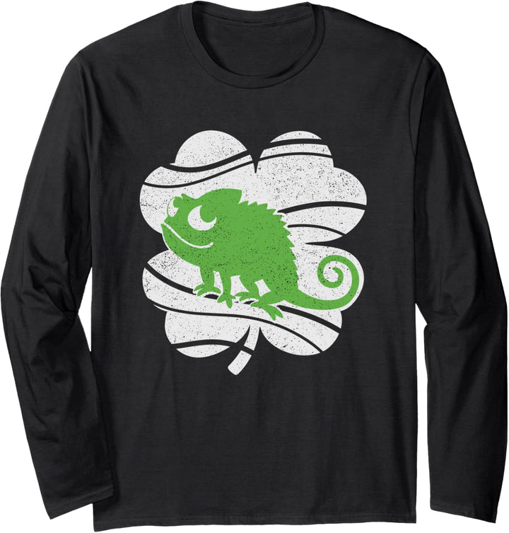 Disney Tangled Pascal Shamrock St. Patrick's Day Langarmshirt