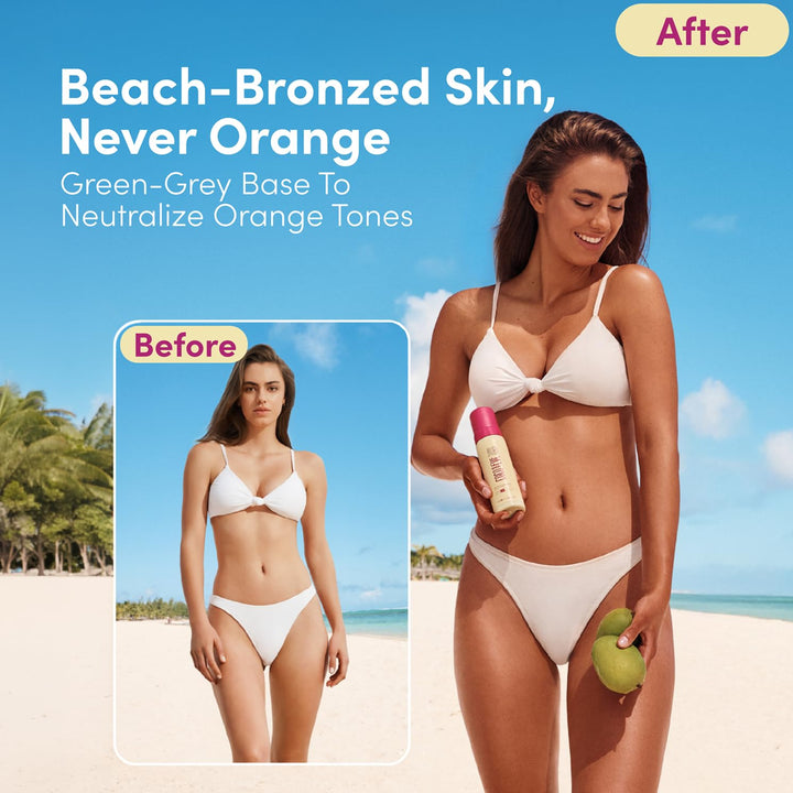 Coco & Eve Sunny Honey Bali Bronzing Bundle (Mittel). All Natural Sunless Tanning Mousse. Instant Se