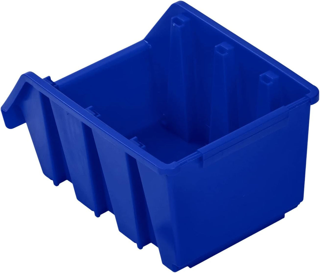 PAFEN Stapelboxen Set – 10x Stapelbox für Werkzeugwand 243 x 125 x 175 mm – Sichtbox Stapelkasten St