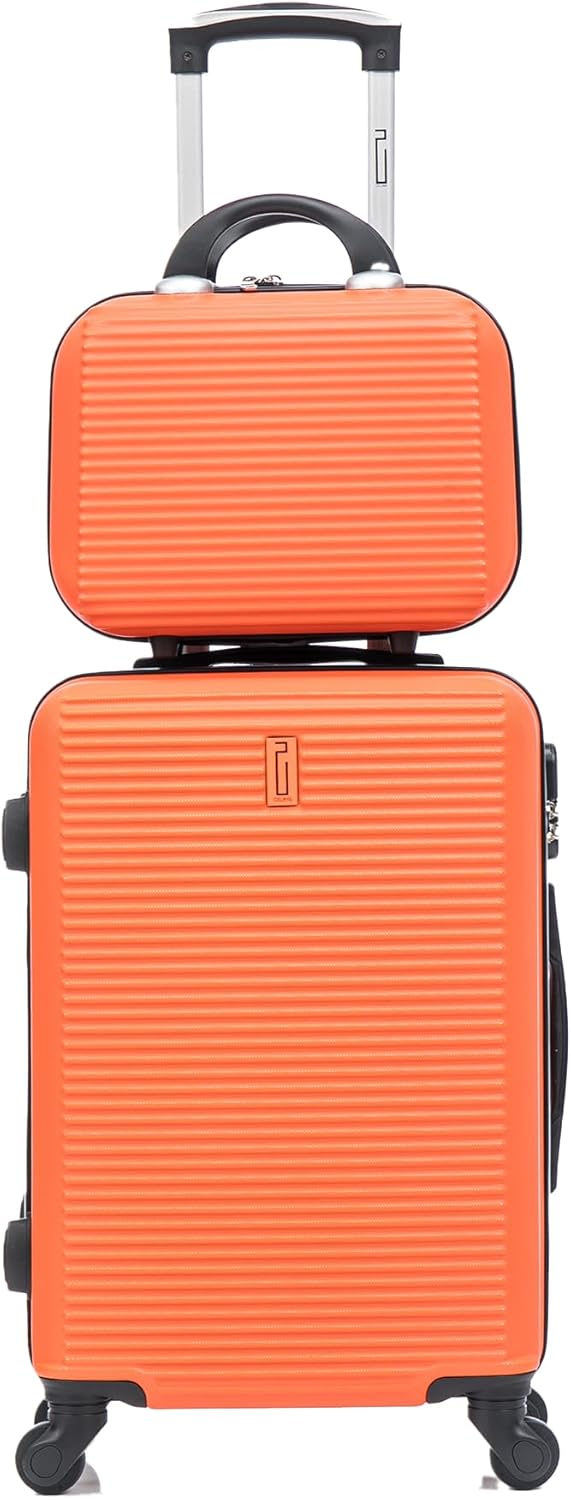 Handgepäck-Koffer mit Kosmetikkoffer 30 cm, zugelassen bei 100+ Fluggesellschaften | Kleiner Handgep