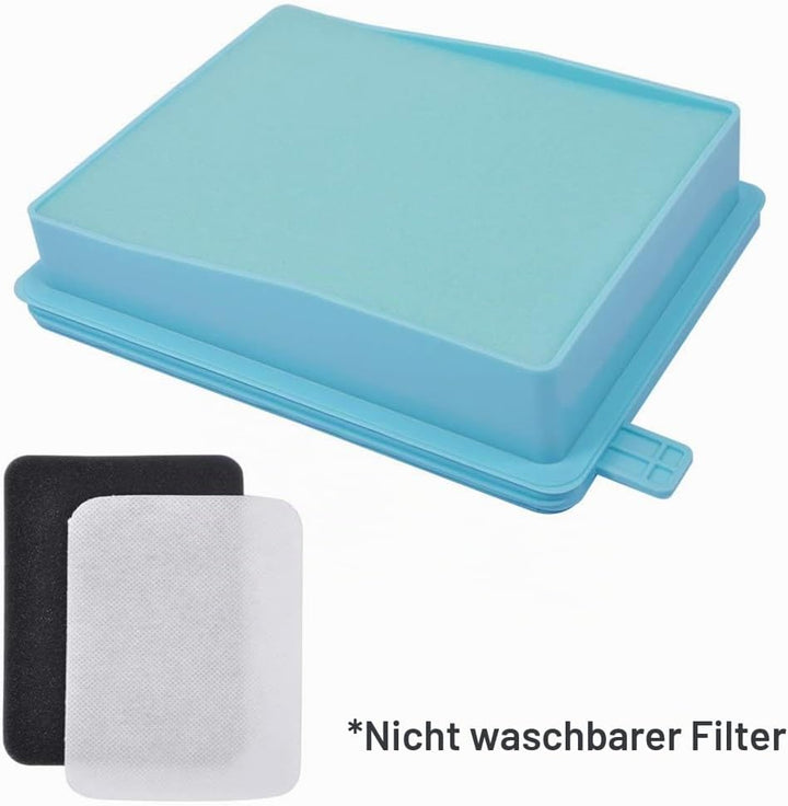 KEEPOW Filter für Philips PowerPro Active Compact Eco FC8477/91, Philips Power Cyclone 4 Filter, 2x