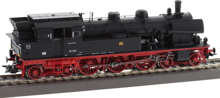 ESU 31184 H0 Dampflok 78 395, DR, Ep. III, DC+AC-Sound, Modellbahnlokomotive, Schwarz, für Erwachsen