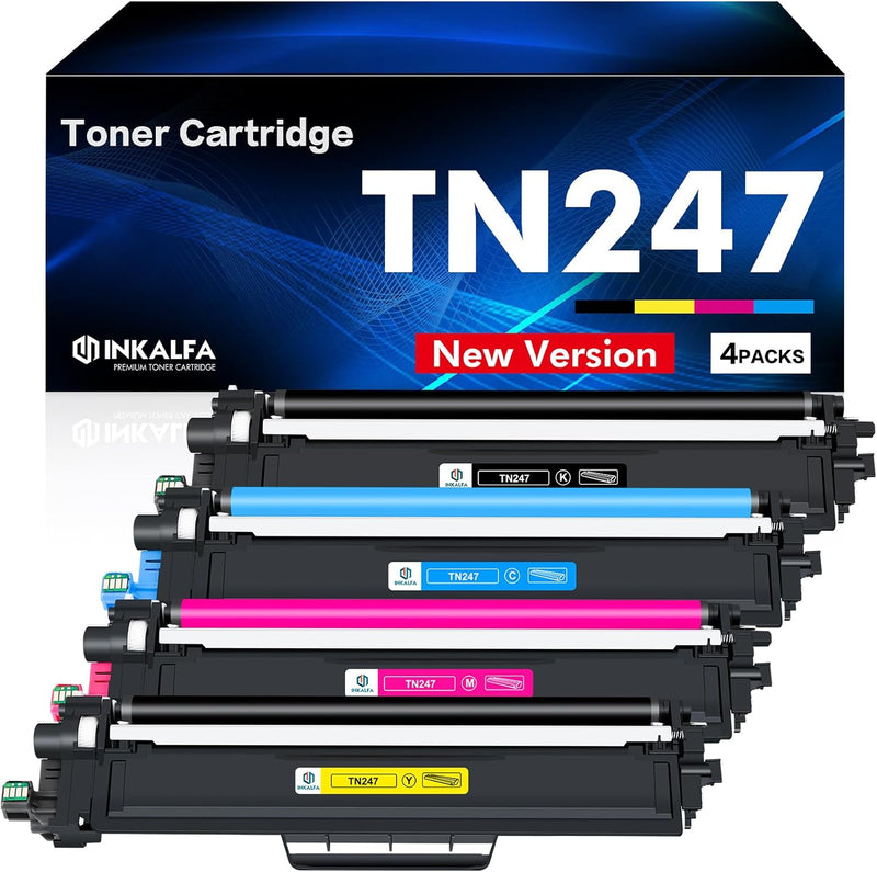 4er-Pack TN247 Kompatibel für Brother TN-243CMYK Toner für Brother MFC L3750CDW TN243CMYK TN243 MFC-