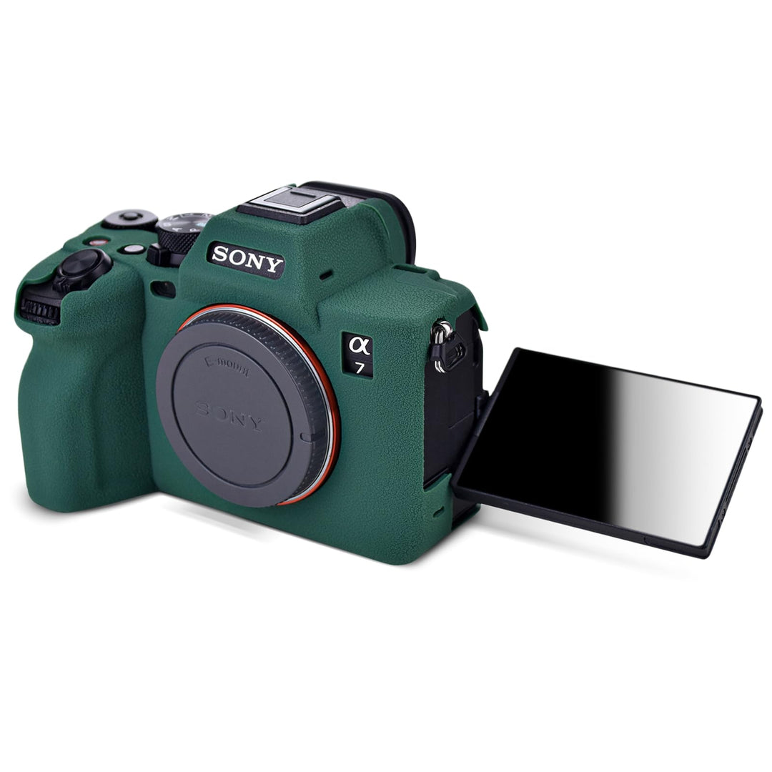 Rieibi Alpha 7 IV Digitalkamera Silikon Schutzhülle Sony A7 IV a7S III A1 Hülle Silikon Schutzhülle