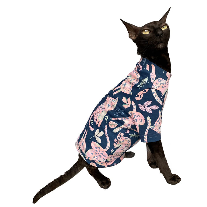 Kotomoda Katzen T-Shirt Maxi Storm Cat fьr Sphynx und Nackte Katzen (L), L