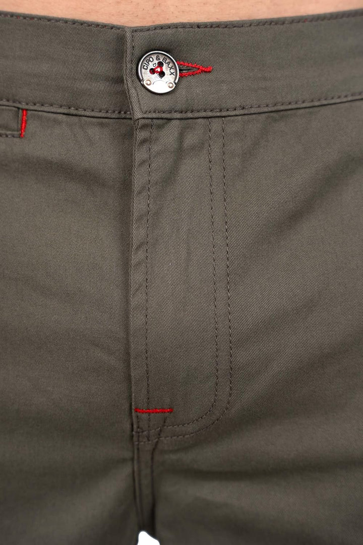Cipo & Baxx Herren Stoffhose – Slim Fit & Regular Fit | Stretch Baumwoll-Mix | Atmungsaktiv & Bequem