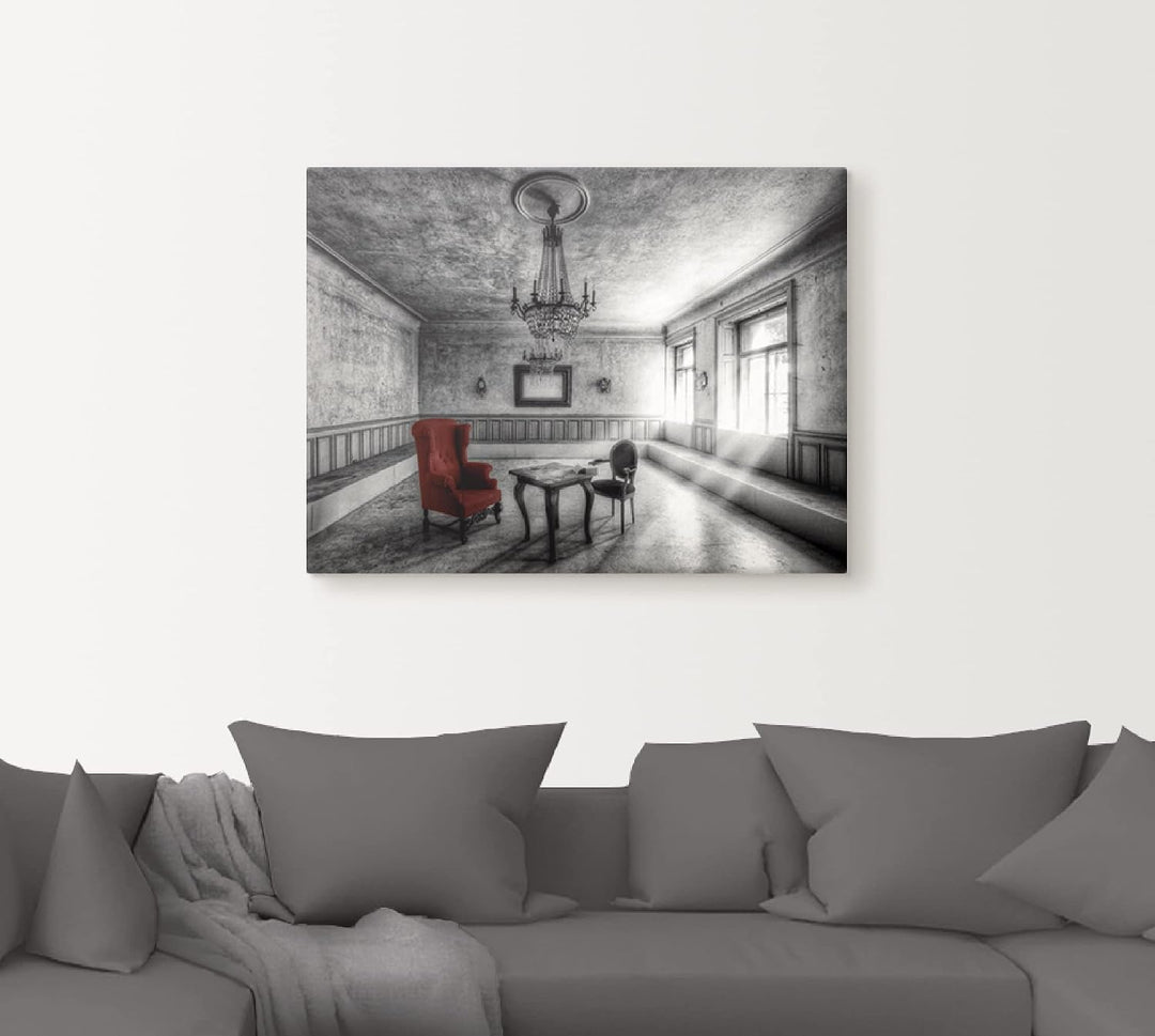 ARTland Leinwandbilder Wandbild Bild auf Leinwand 60 x 45 cm Wanddeko Architektur Architektonische E