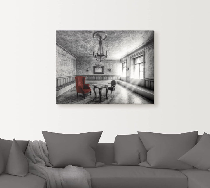ARTland Leinwandbilder Wandbild Bild auf Leinwand 60 x 45 cm Wanddeko Architektur Architektonische E
