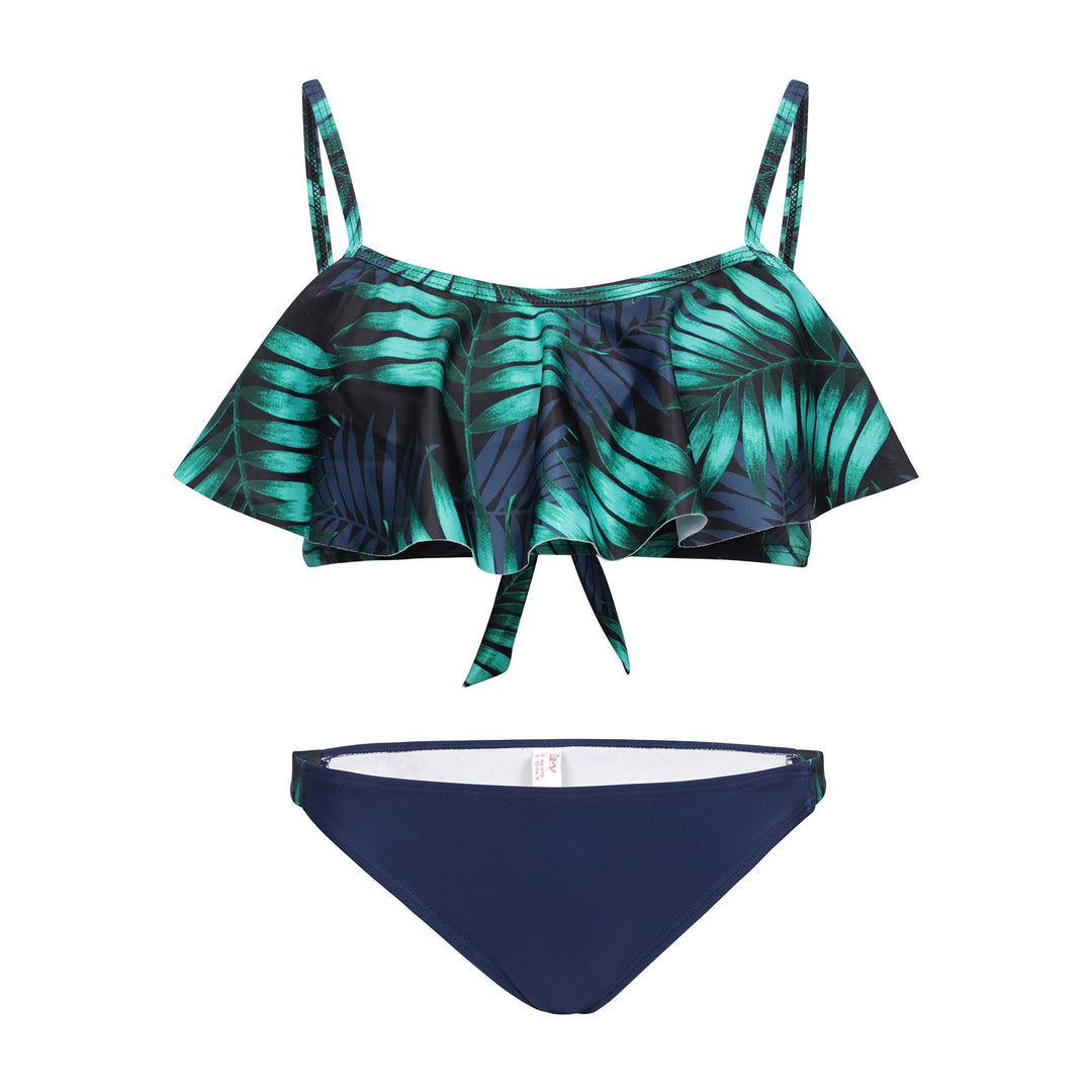 La-V Mädchen Bikini 116-122 Smaragd, 116-122 Smaragd