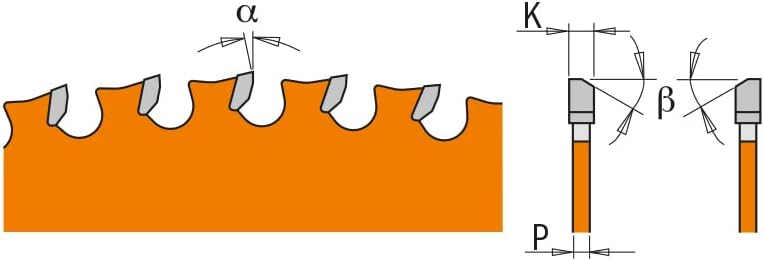 CMT Orange Tools 226.047.09 M – Kreissägeblatt für Metalle 216 x 2.2 x 30 Z 48 FWF 8 Grad