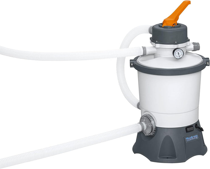 Bestway Flowclear Sandfilteranlage 3.028 l/h, 85 W, Weiss Single, Single