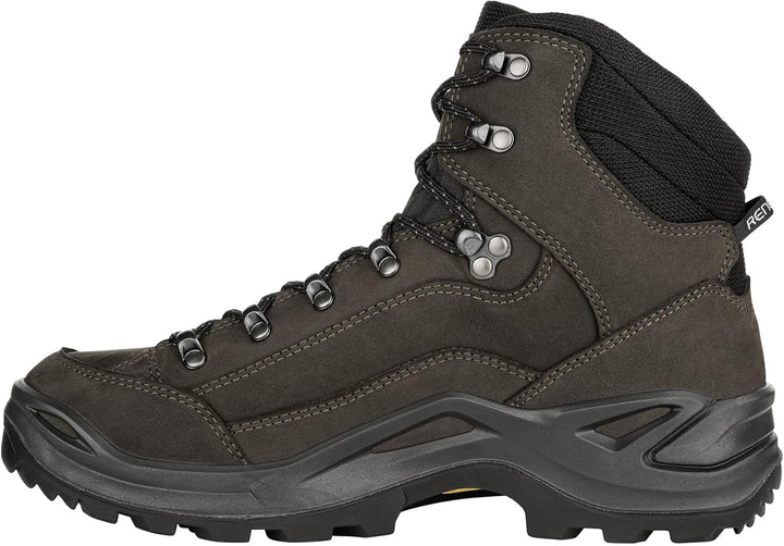 LOWA Wanderstiefel Renegade GTX MID Ws wasserdicht 42.5 EU Dunkelbraun Schwarz, 42.5 EU Dunkelbraun