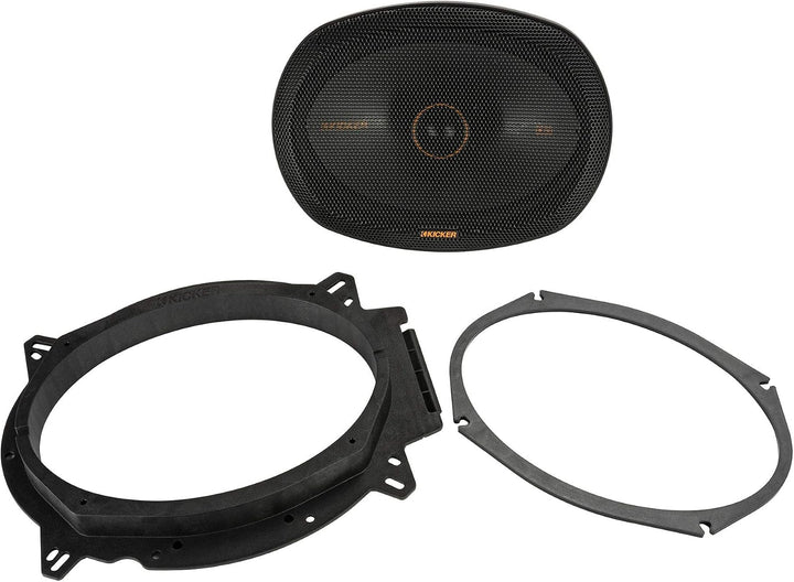 KICKER KSC6904 (KSC6904-47) - 15x23cm (6x9 Zoll) 2-Wege-Lautsprecher mit 300 Watt (RMS: 150 Watt) Nu