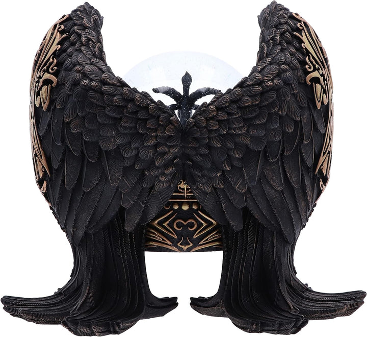 Nemesis Now Baphomet Antiquity Schneekugel 22,5 cm, Kunstharz & Glas, Baphomet Antike Schneekugel au