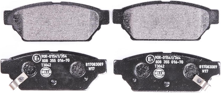 HELLA PAGID 8DB 355 016-701 Bremsbelagsatz - T3042 - Dicke/Stärke: 14.5mm - Bremssystem: Akebono - m