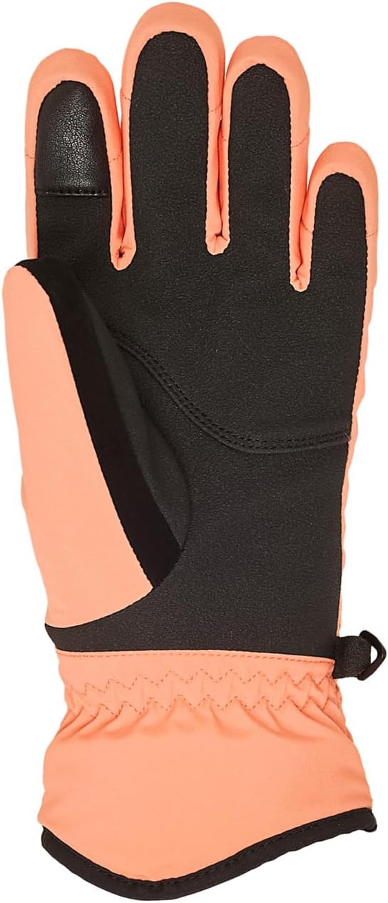 Roxy Mädchen Freshfield Girl Gloves Winter-Handschuhe L Coral Chic, L Coral Chic