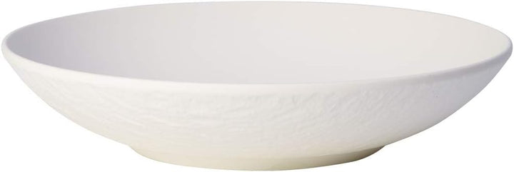 Villeroy & Boch Manufacture Rock Blanc Suppenteller 1,1l 6er Set weiss Porzellan