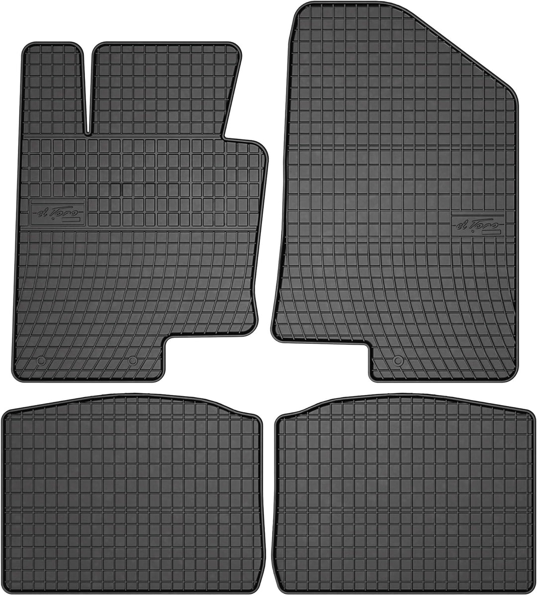 SMK Gummimatten Auto fussmatten Satz für Kia Optima III 2013-2015 Erleben Sie einen neuen Standard d