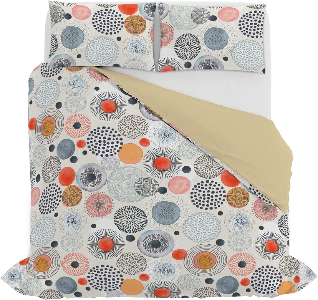 Italian Bed Linen Fantasy Bettbezug, Doppelte Acquerello Doppelte, Acquerello Doppelte