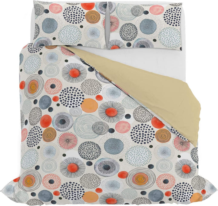 Italian Bed Linen Fantasy Bettbezug, Doppelte Acquerello Doppelte, Acquerello Doppelte