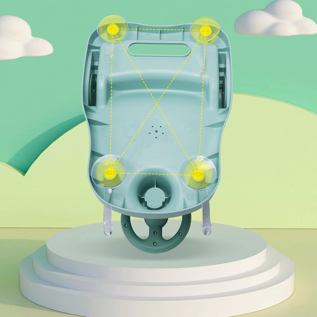 Baby-Badesitz mit verstellbarer Rückenlehne faltbarer Baby-Duschstuhl mit starkem Saugnapf Tragbares